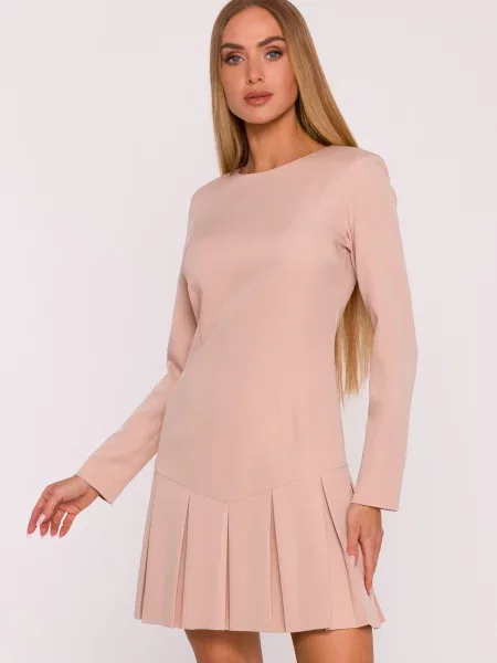Rochie mini Made Of Emotion eleganta bej
