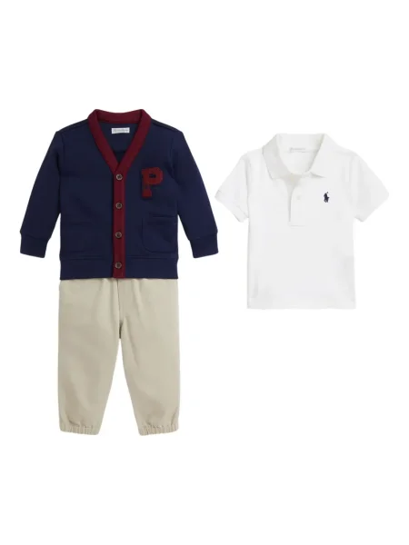Spodnie dziecięce Polo Ralph Lauren niebieskie