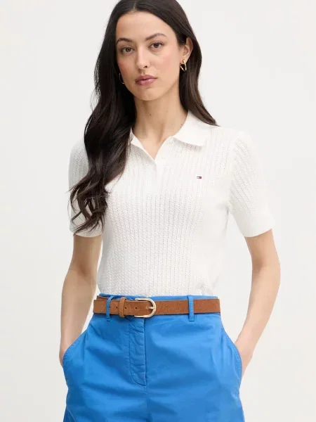 Polo majica Tommy Hilfiger bijela
