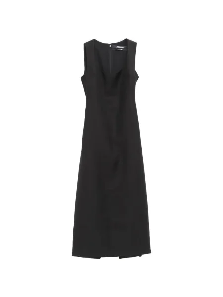 Rochie midi Jacquemus până la genunchi de costum negru