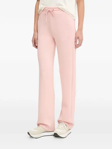 Pantaloni Guess cu autograf roz