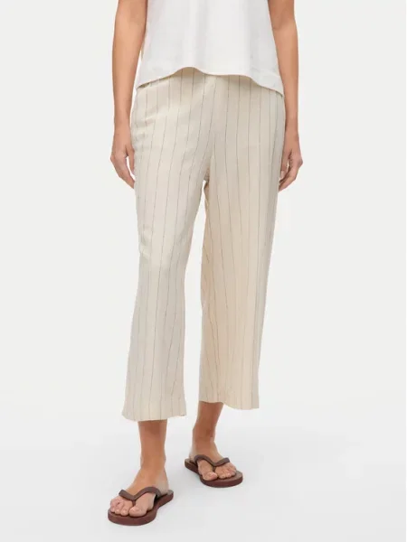 Vero Moda Kalhoty culottes Mindy béžová