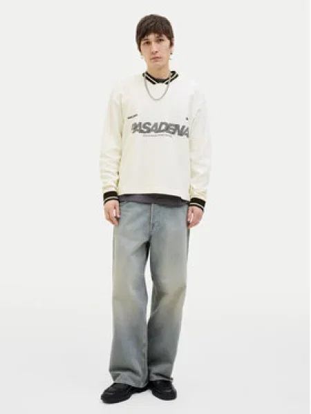 Jack&Jones Mikina Horizon Oversize bílá