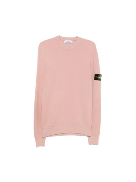 Sweter Stone Island z kamieniami różowy