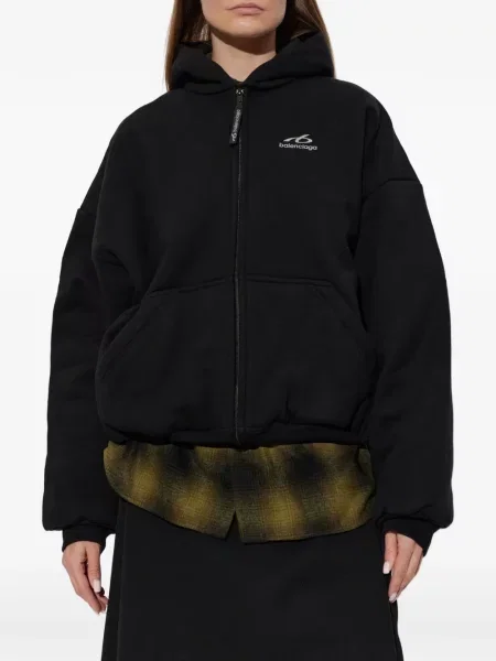 Hoodie Balenciaga με σχέδιο μαύρο