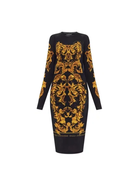 Sukienka jeansowa Versace Jeans Couture czarna