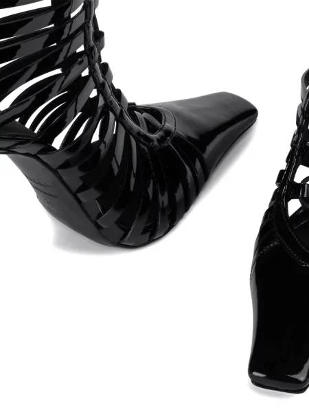 Botine Le Silla din piele negru