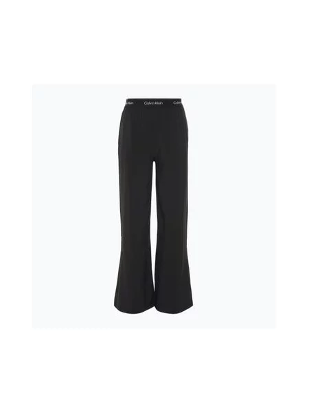 Брюки Calvin Klein Wide Leg чорні
