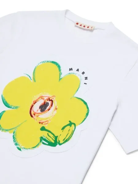 Tricou copii Marni alb
