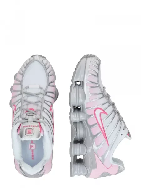 Nike Sportswear Nízke tenisky SHOX TL ružová / ružová / strieborná biela