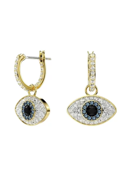 Kolczyki Swarovski żółte