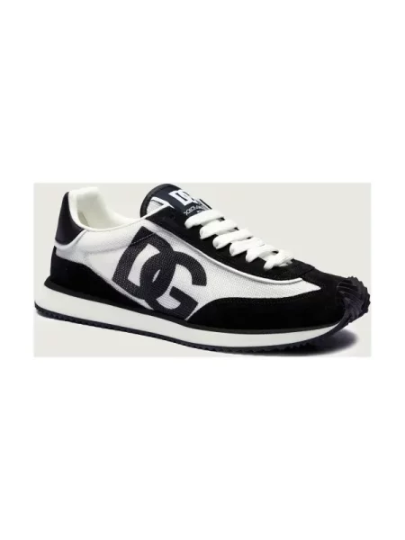 Dolce & Gabbana Sneakers DG CUSHION | piele întoarsă alb