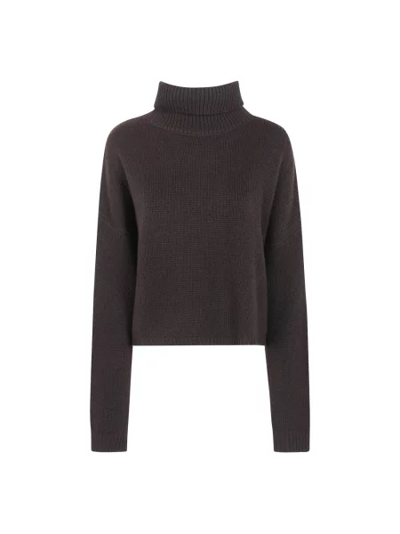 Sweter Lisa Yang z kaszmiru brązowy