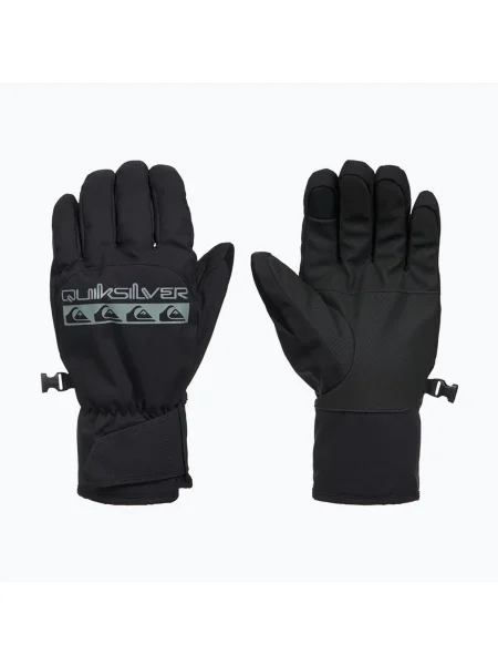 Mănuși de snowboard pentru copii Quiksilver Cross true black negru