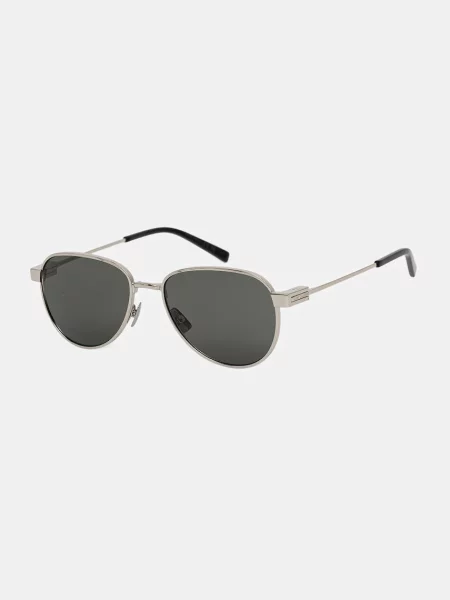 Saint Laurent okulary przeciwsłoneczne SL srebrny
