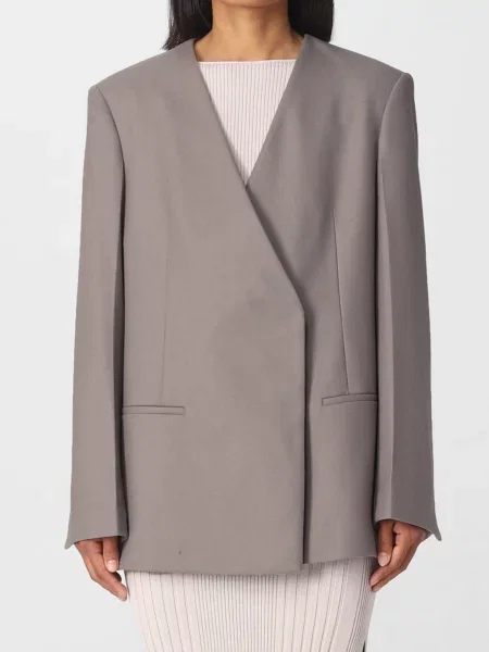 Вовняний піджак Calvin Klein без кісточок бежевий