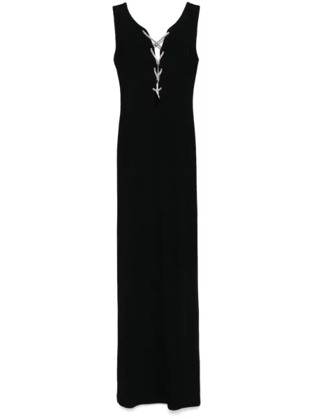 Rochie Givenchy cu șireturi din dantelă negru