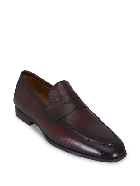 Pantofi loafer Magnanni din piele maro