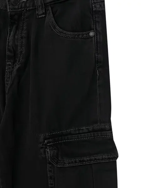 Jeansy dziecięce Guess czarne