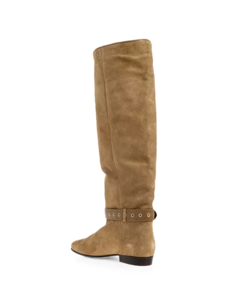 Botine Isabel Marant cu cataramă cu bretele