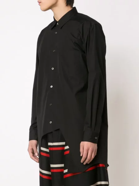 Asymetrická košile Comme Des Garçons Homme Plus černá