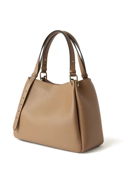 Shopperka Furla skórzana brązowa