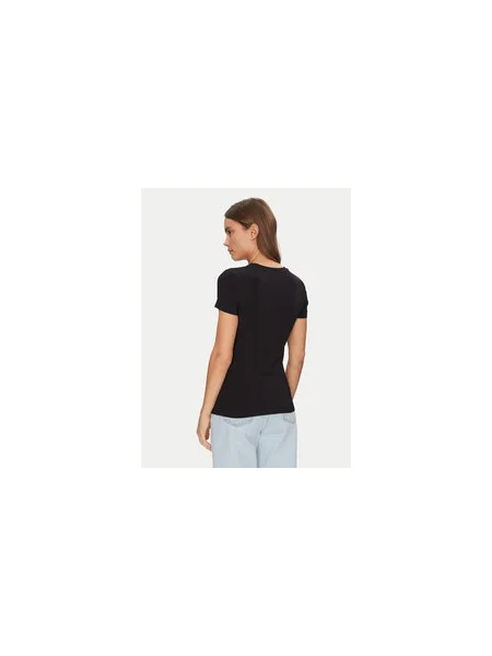 Guess Póló Slim Fit fekete