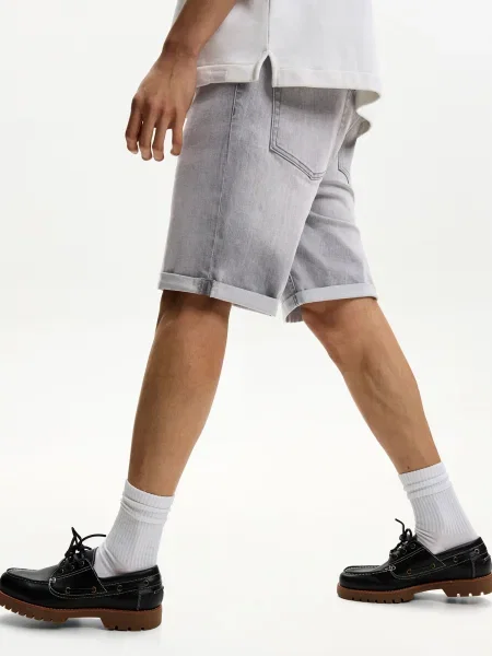 Bershka Jeans deschis gri