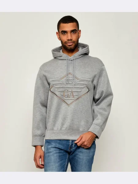 Emporio Armani Hanorac | Oversize fit gri