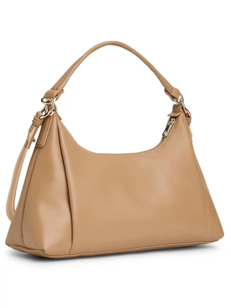 TOMMY HILFIGER Kabelka na rameno ESSENTIAL piesková hnedá