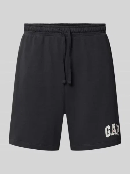 Szorty o kroju straight fit z wyhaftowanym logo model Arch' Gap