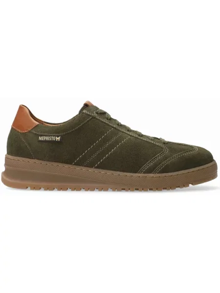 Sneakersy Mephisto zamszowe zielone