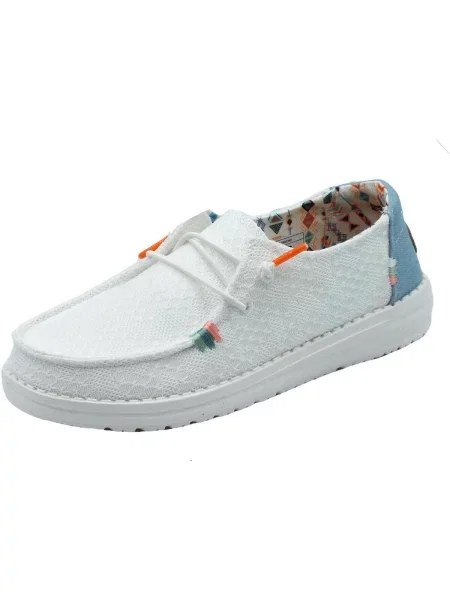 Boho lodičky Heydude bílé