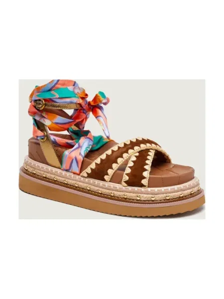 Kurt Geiger Sandale ORSON | piele întoarsă maro