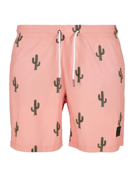 Urban Classics Kupaće hlače svijetlozelena / breskva