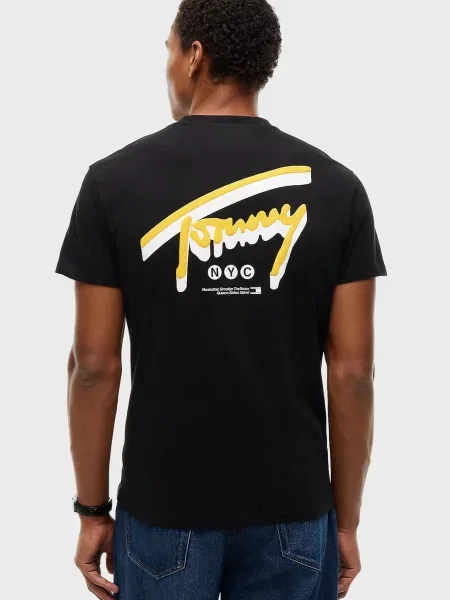 Футболка Tommy Jeans чорна