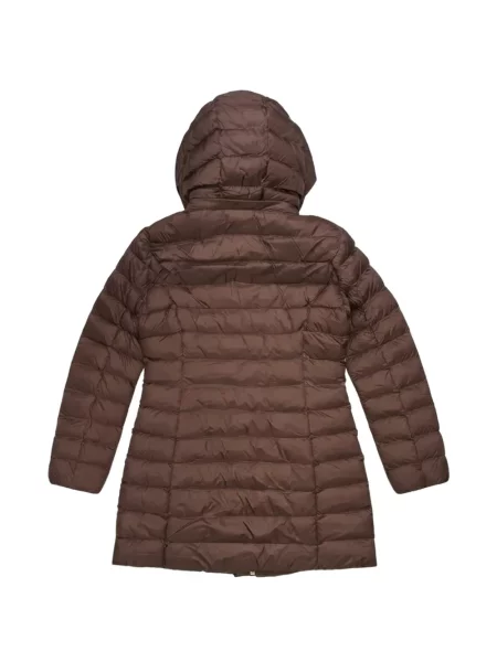 Geacă Ea7 Emporio Armani cu glugă maro