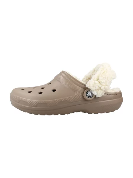 Crocs Papucs Classic Lined Clog Bézs barna