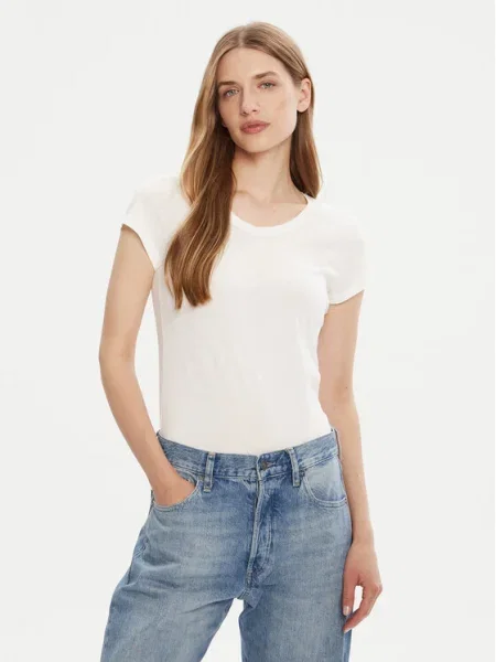 Тениска G-Star Raw бяло