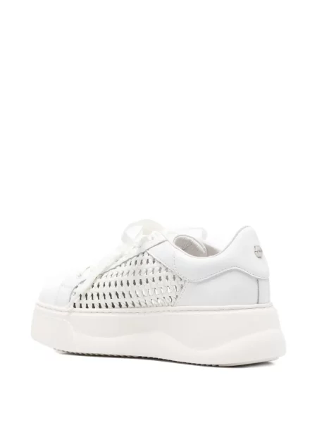 Sneakerși Cult din piele alb