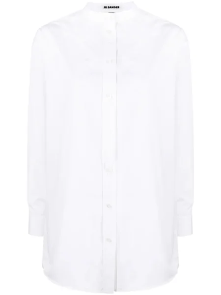 Cămașă Jil Sander din poplin alb