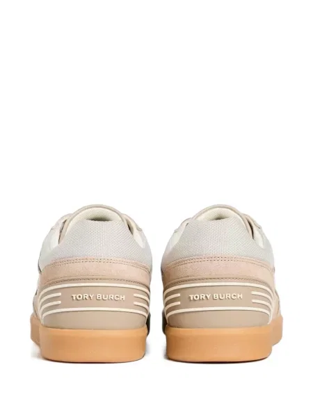 Sneakerși Tory Burch din piele de căprioară roz