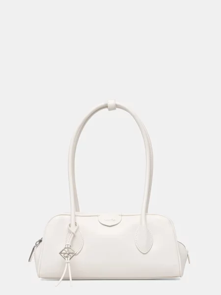 Kabelka Calvin Klein Emblem Trio Shoulder Bag biela