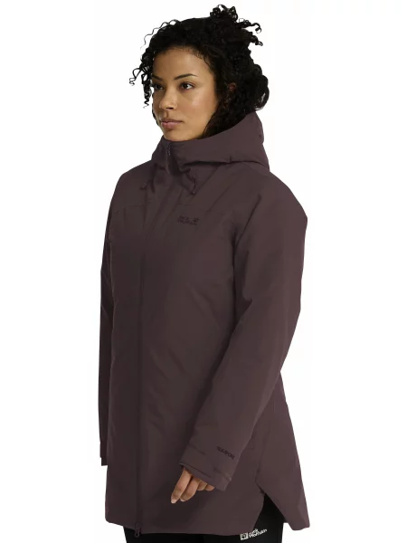 Зимова куртка Jack Wolfskin Heidelstein фіолетовий