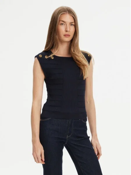 Guess Bluză Bleumarin albastru