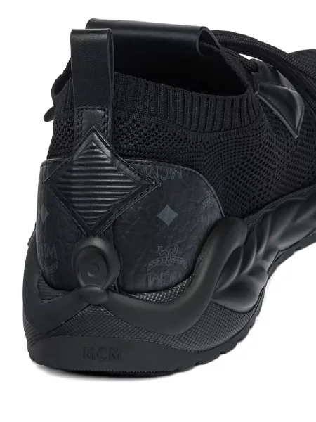 Sneakerși Mcm tricotate negru