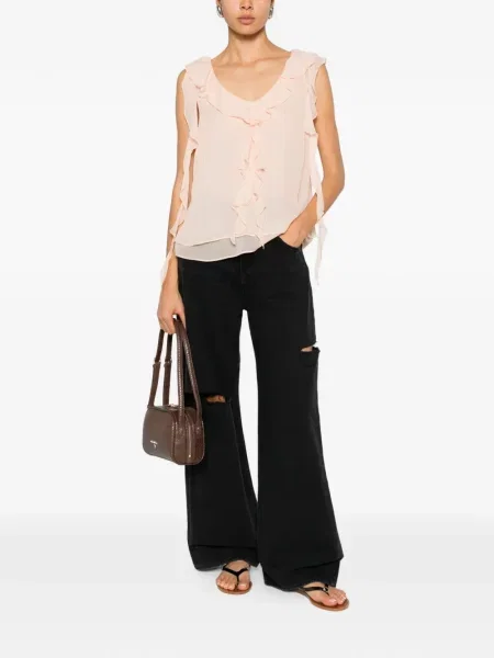 Bluză Blugirl cu volane roz