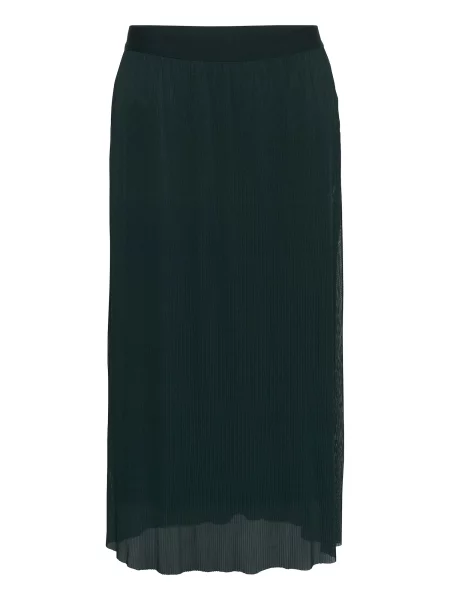 KAFFE CURVE Sukně Livo smaragdová