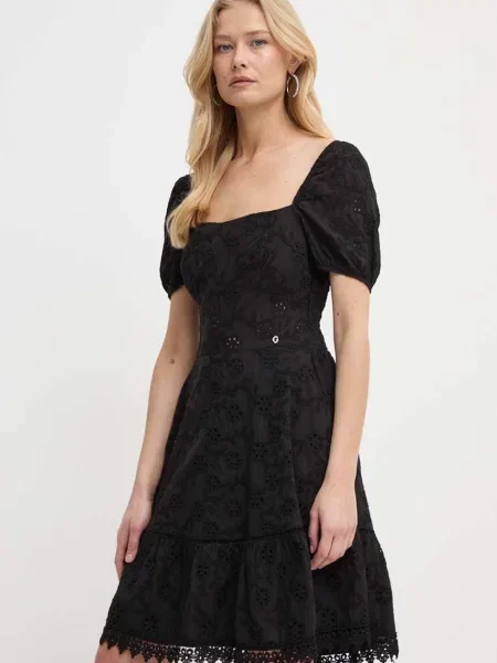 Костюм къс мини рокля Guess черно
