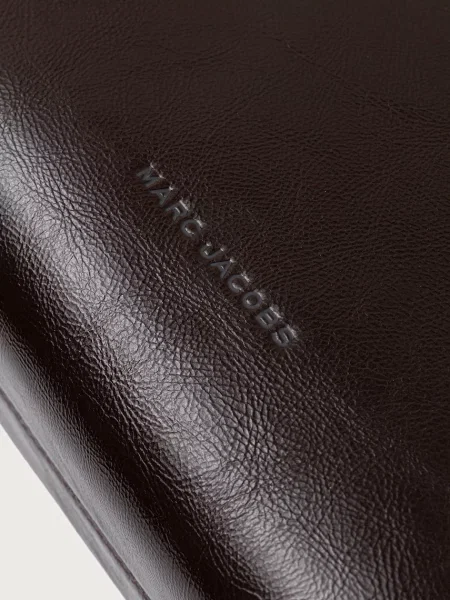 MARC JACOBS чанта crossbody дамска от кожа SCENE MEDIUM SHOULDER кафяво
